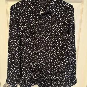 Banana Republic Multi Colored Dotted Button Down Shirt